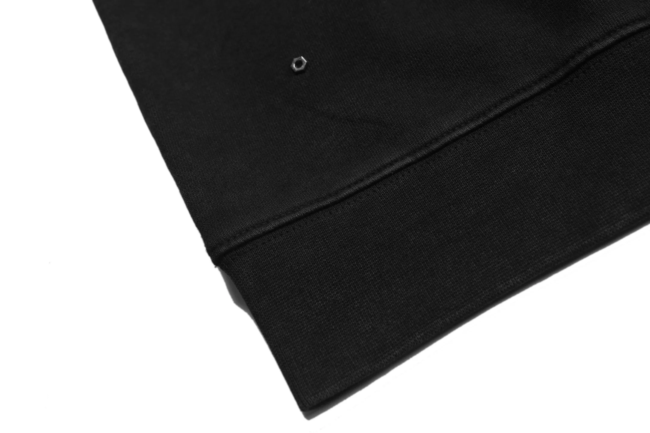 P296 Chrome Hearts Chrome Hearts Washed Small Rivets Cross Logo Round Neck Sweatshirt Size: SMLXL Color: Black